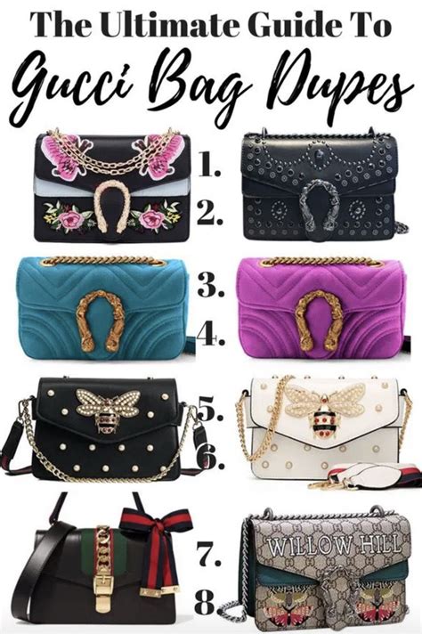 gucci bag dupe ebay|duplicate gucci bags.